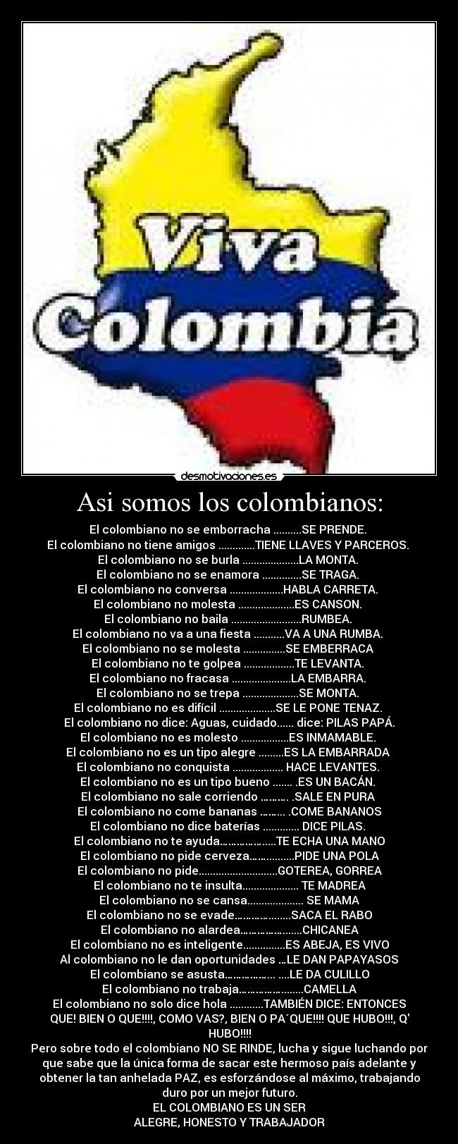 Asi somos los colombianos: - 