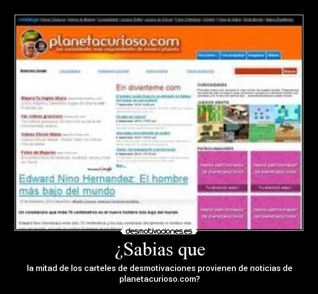 carteles planeta desmotivaciones