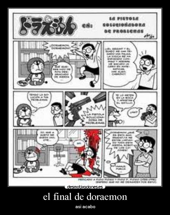 el final de doraemon -