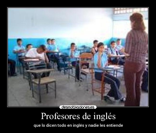 Profesores de inglés -