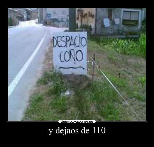 y dejaos de 110 - 