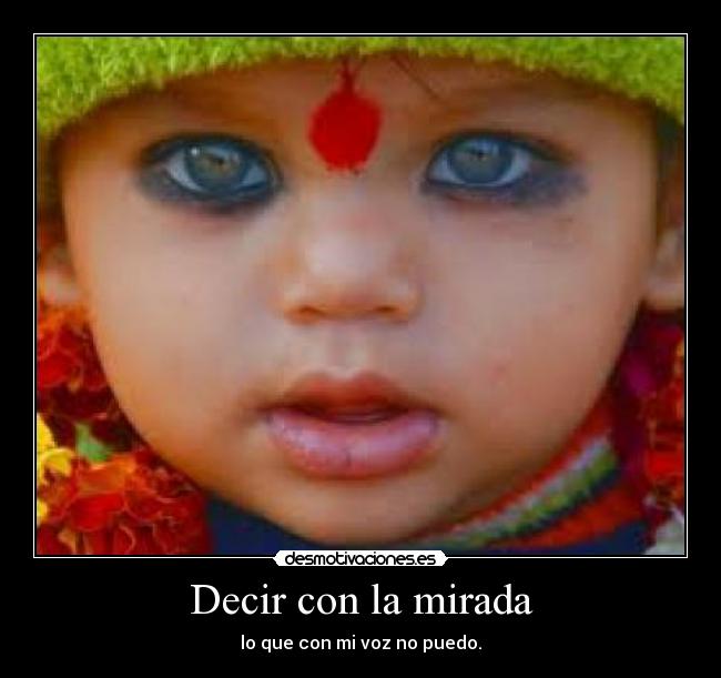 Decir con la mirada - 