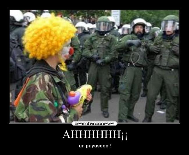 AHHHHHH¡¡ - un payasooo!!