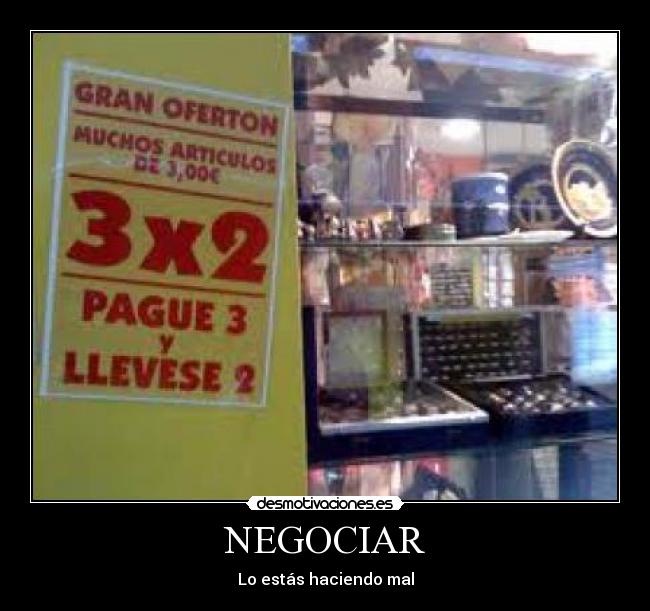 NEGOCIAR -