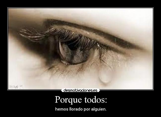 Porque todos: -