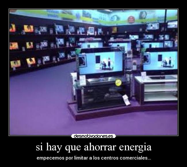 si hay que ahorrar energia - 