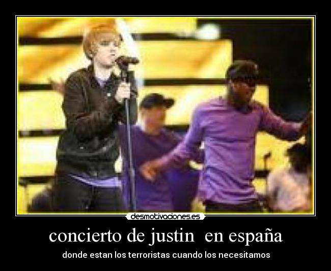 concierto de justin  en españa - 