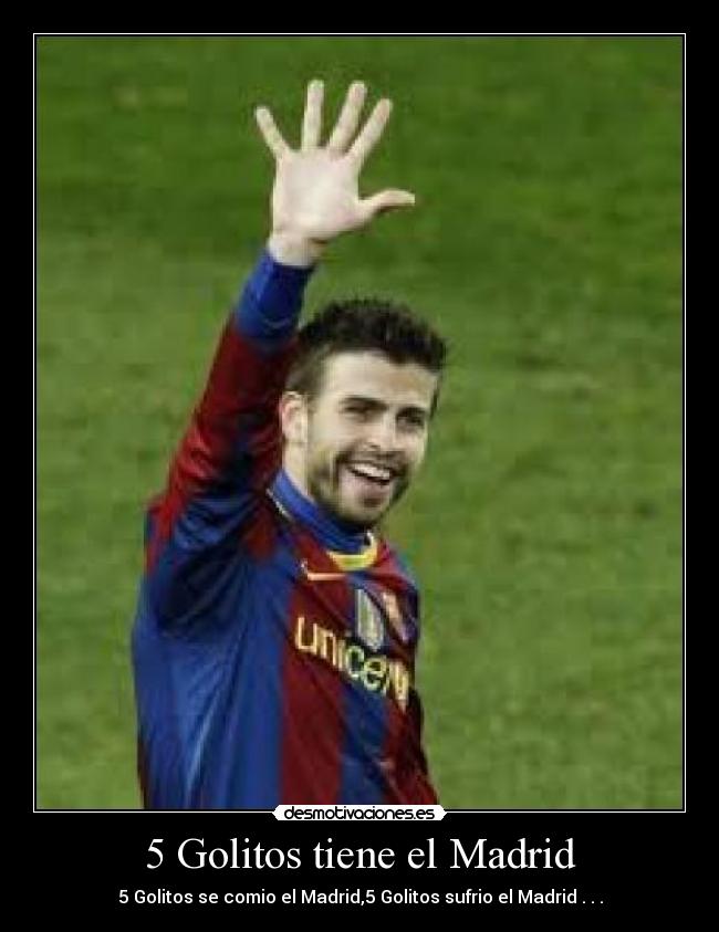 5 Golitos tiene el Madrid -