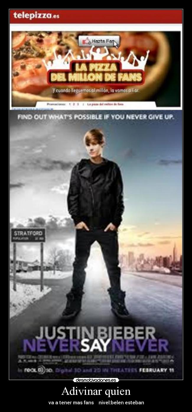 Adivinar quien - va a tener mas fans nivel:belen esteban