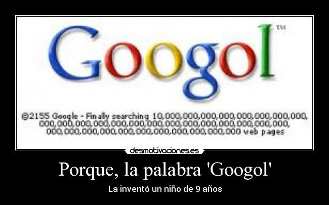 carteles googol desmotivaciones