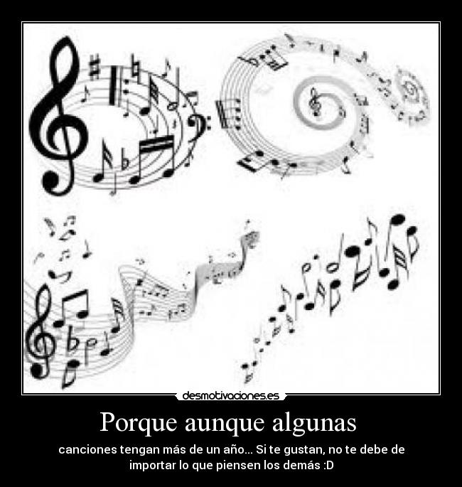 Porque aunque algunas -