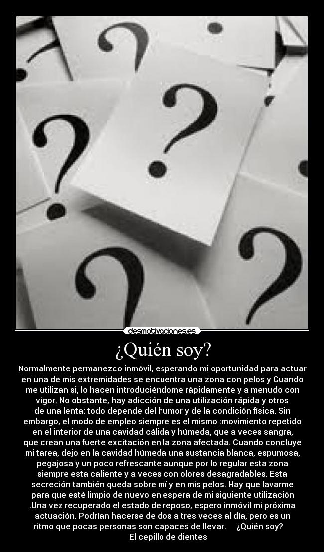¿Quién soy? -