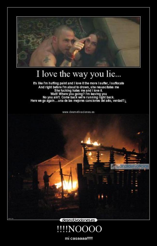 !!!!NOOOO - mi casaaaa!!!!!!