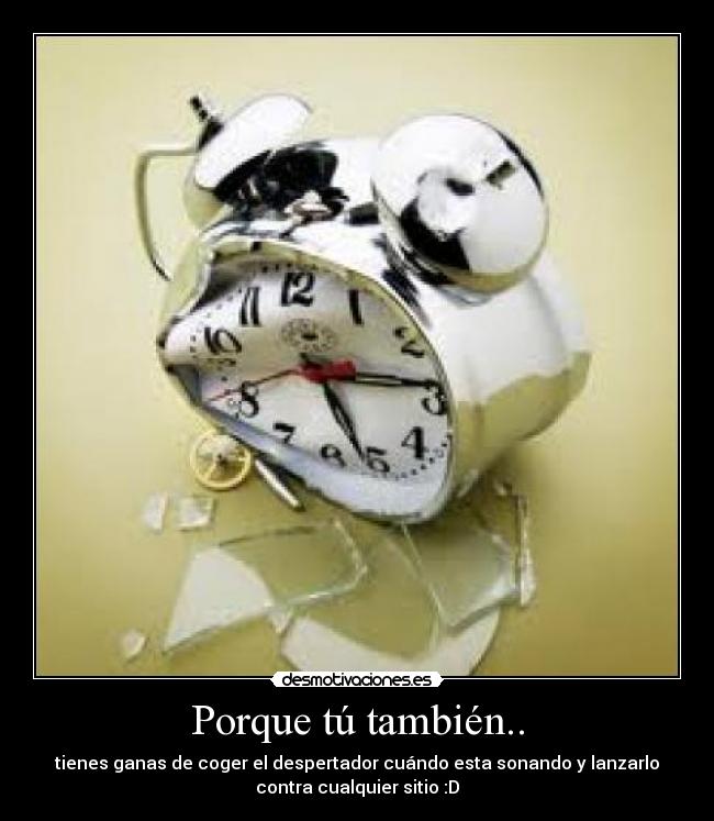 Porque tú también.. -