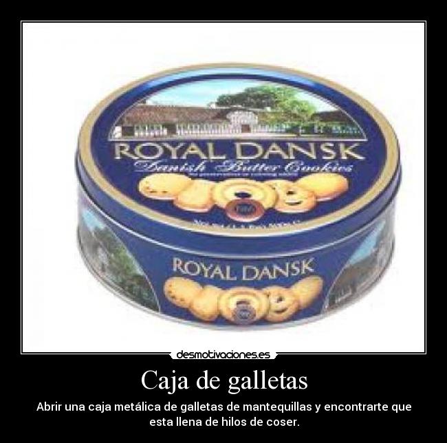 Caja de galletas Desmotivaciones Caja de galletas Desmotivaciones
