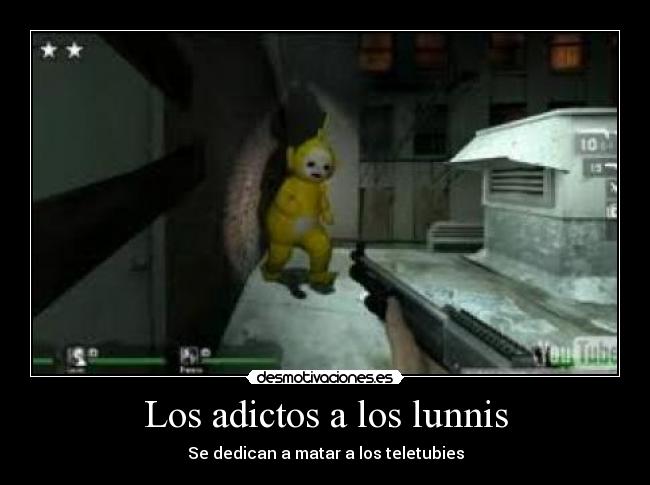 carteles teletubies desmotivaciones