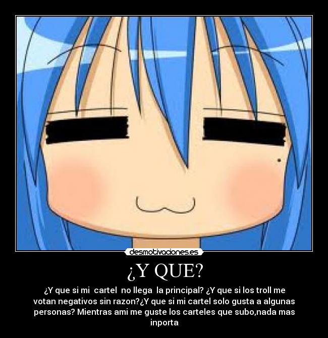 ¿Y QUE? - 