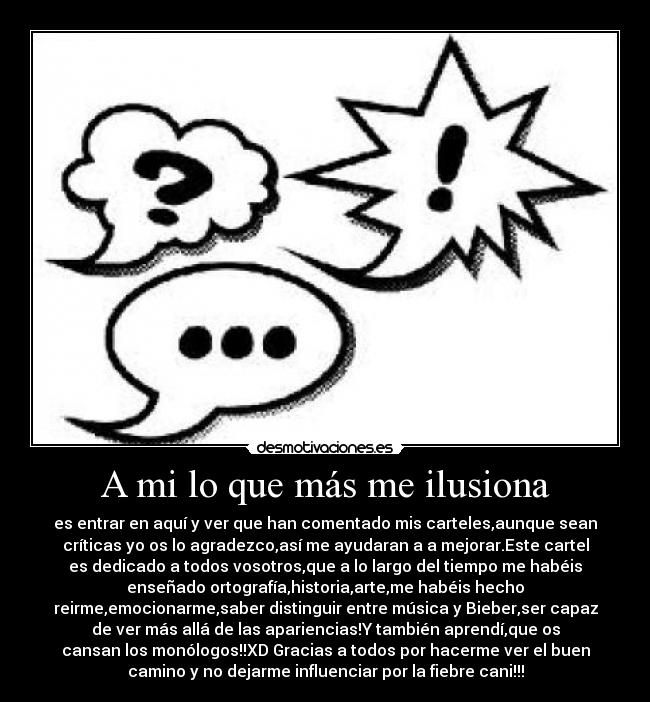 A mi lo que más me ilusiona -