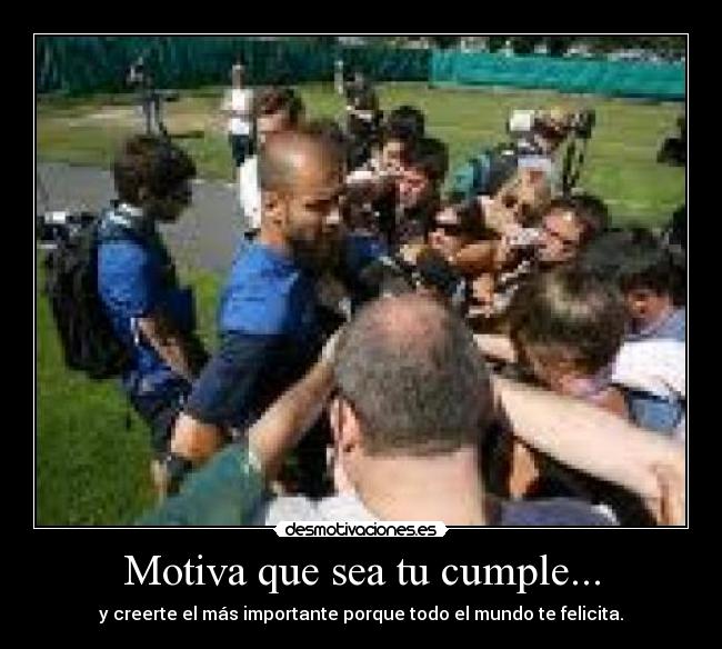 Motiva que sea tu cumple... -