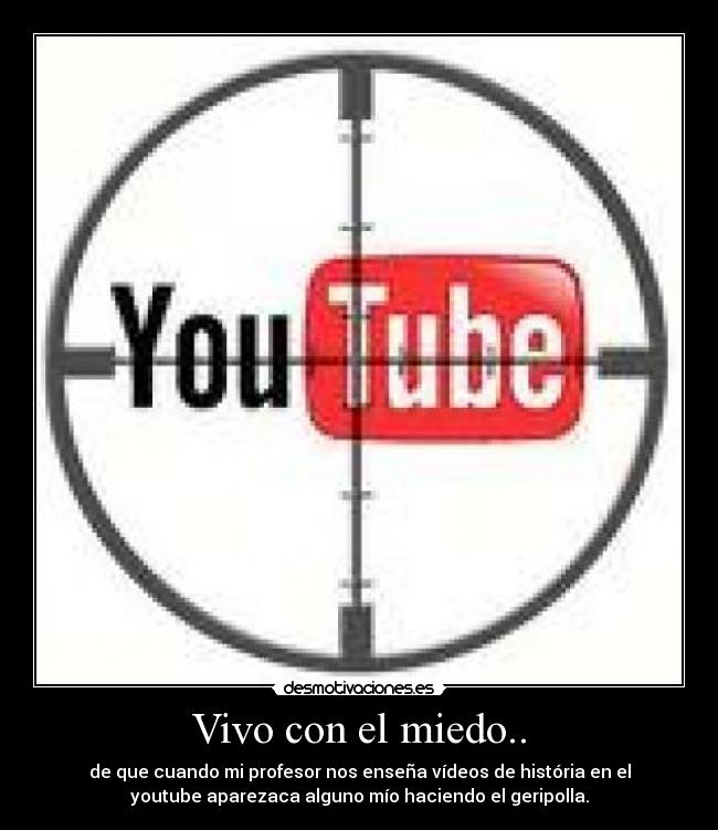 Vivo con el miedo.. -