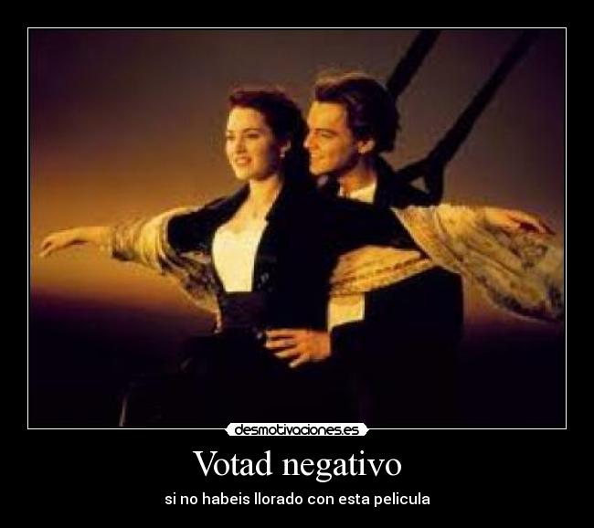 Votad negativo -