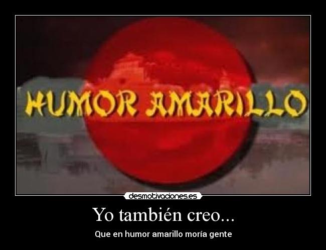 Yo también creo... - 