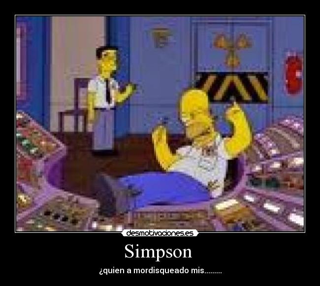 Simpson  - ¿quien a mordisqueado mis.........