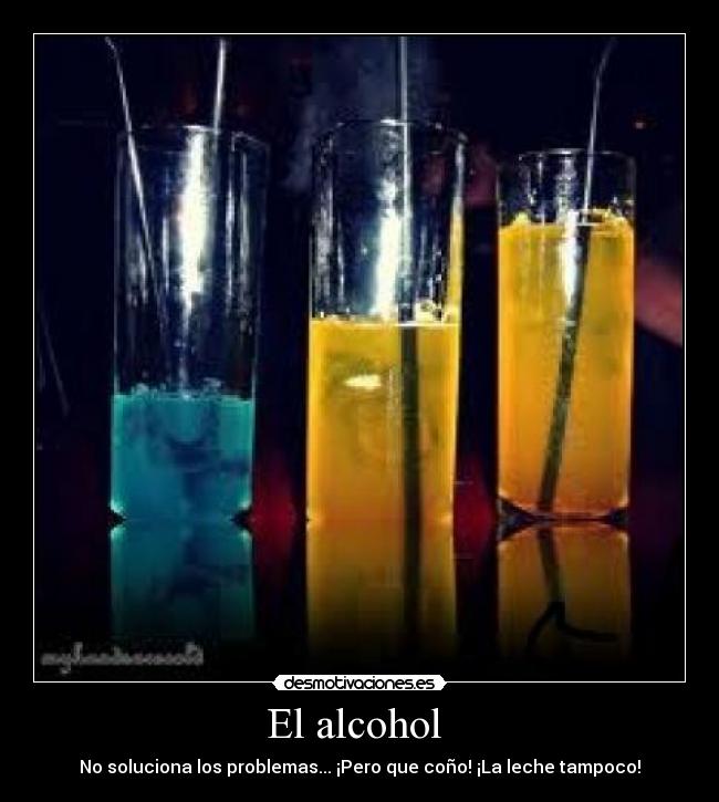 El alcohol -