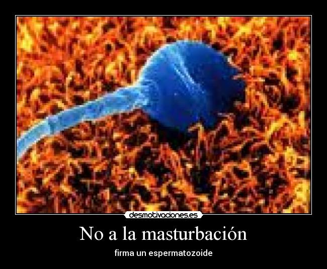 No a la masturbación - 