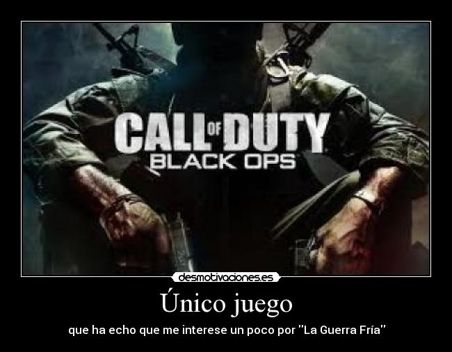 Único juego - que ha echo que me interese un poco por La Guerra Fría