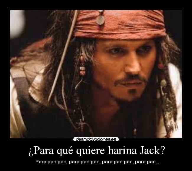 ¿Para qué quiere harina Jack? - 