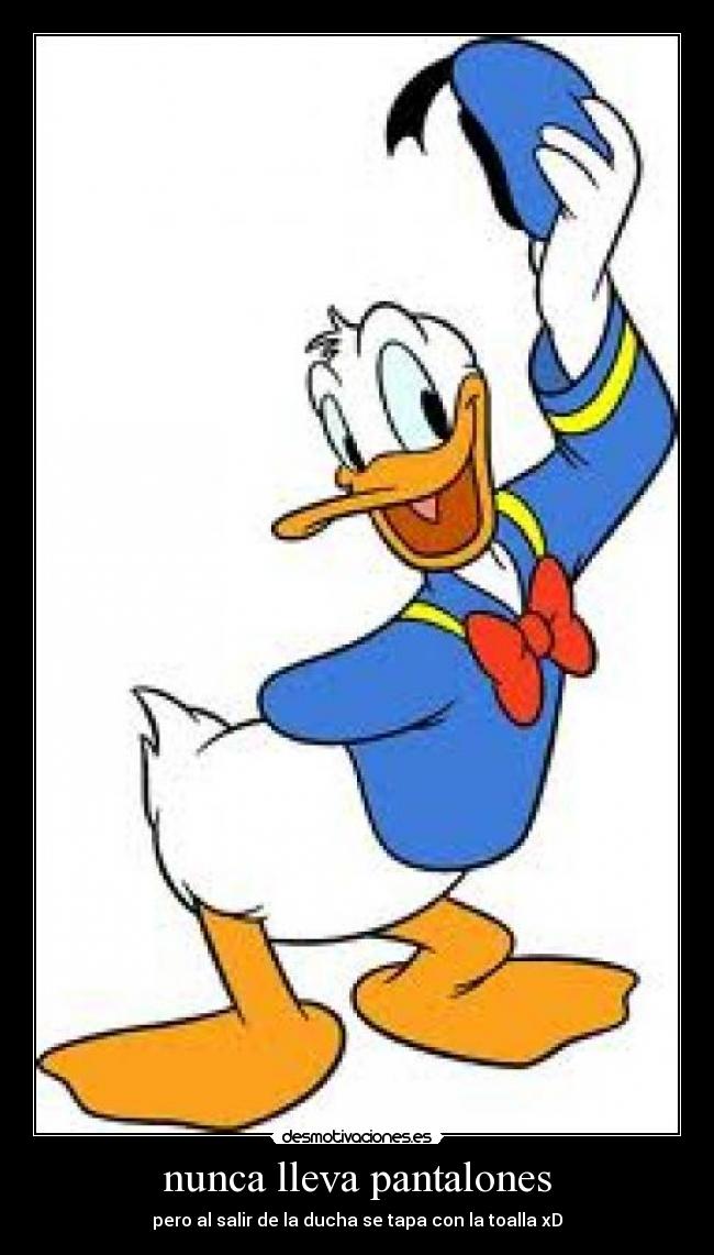 nunca lleva pantalones -