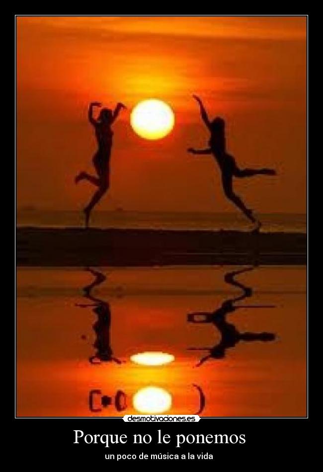 Porque no le ponemos -