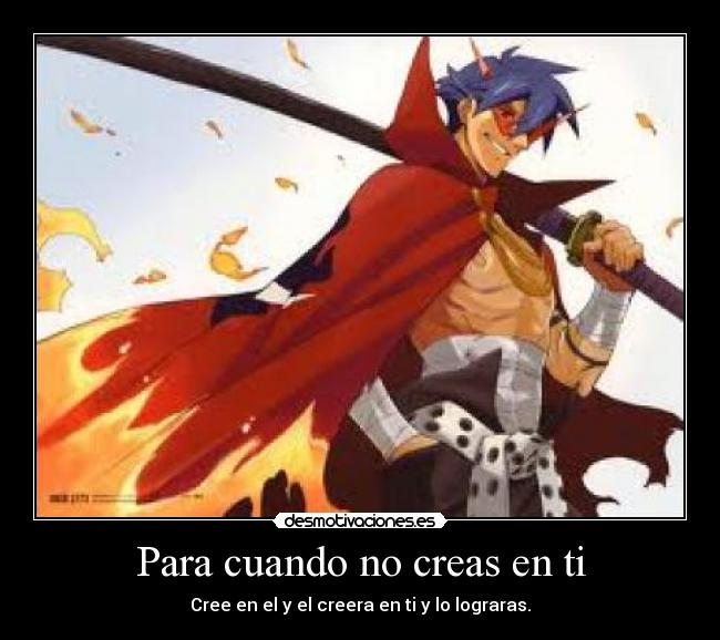 Para cuando no creas en ti -