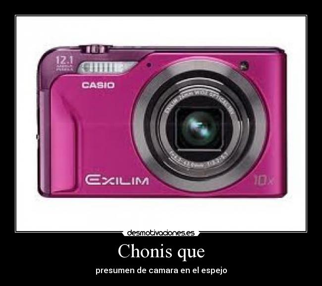 Chonis que - presumen de camara en el espejo