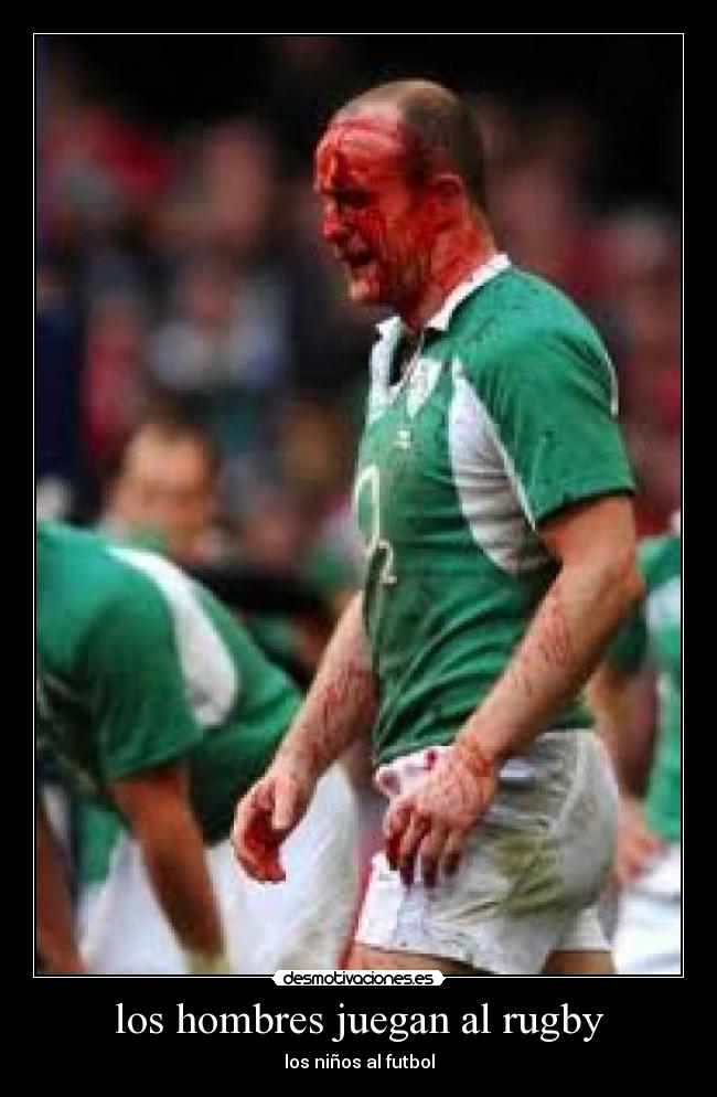 los hombres juegan al rugby -