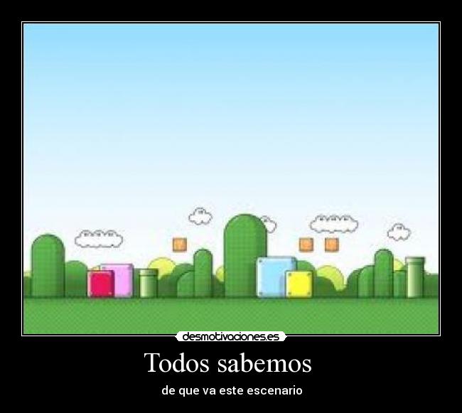 Todos sabemos  - de que va este escenario