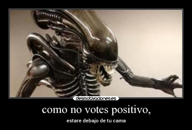como no votes positivo, - 
