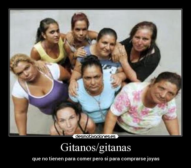 carteles gitanas canis mierda chonis mierda anormales desmotivaciones