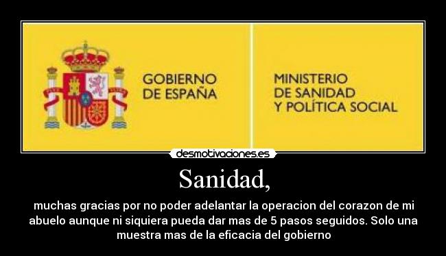 carteles sanidad desmotivaciones