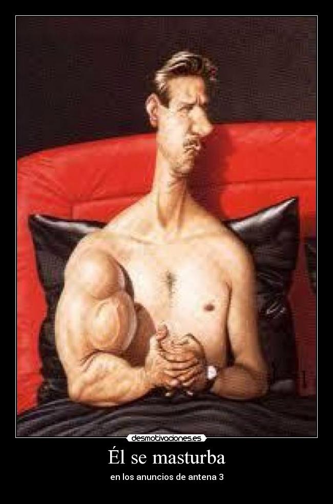 Él se masturba -