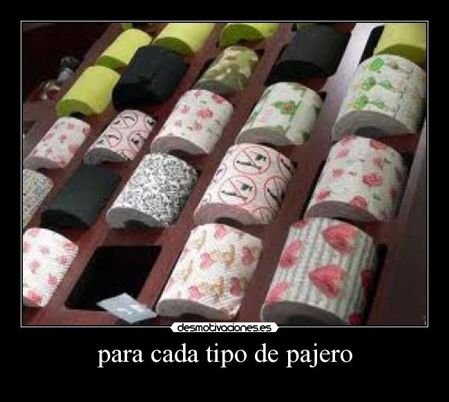 para cada tipo de pajero -