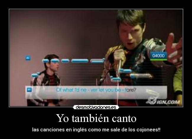 Yo también canto -