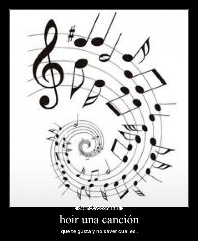 hoir una canción - 