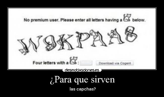 ¿Para que sirven -