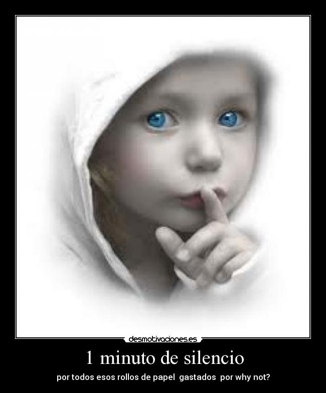 1 minuto de silencio -