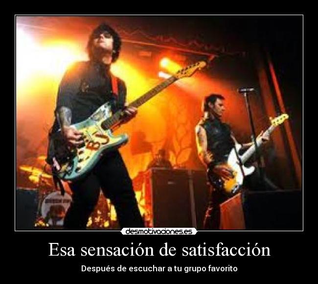 Esa sensación de satisfacción - 