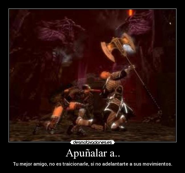 carteles backstab desmotivaciones