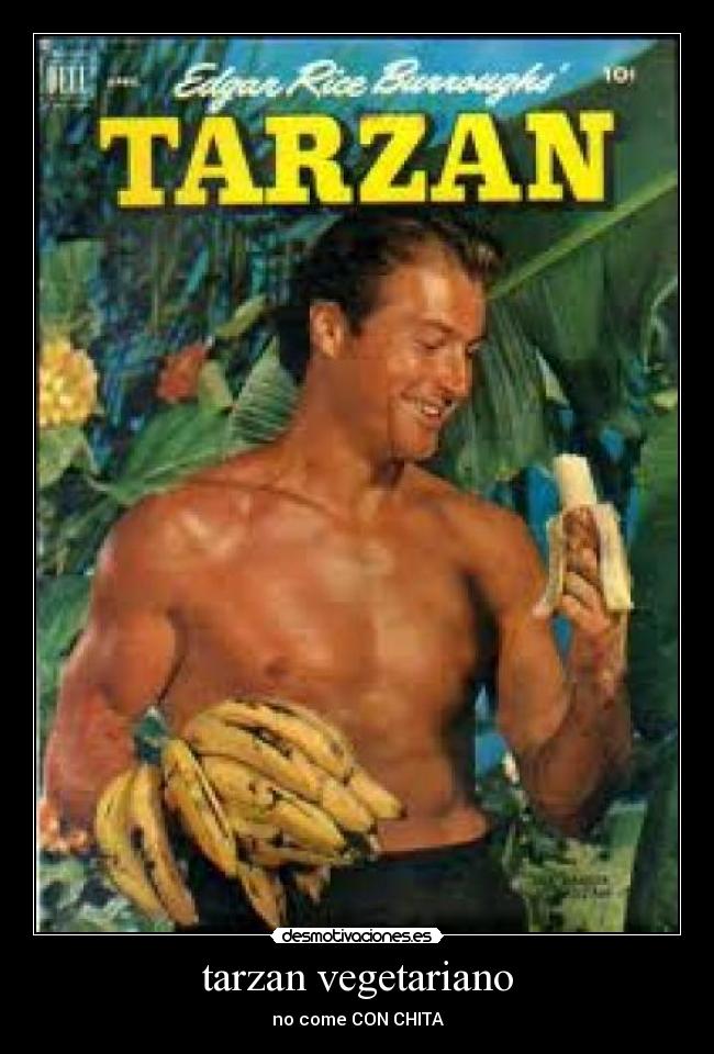 tarzan vegetariano -