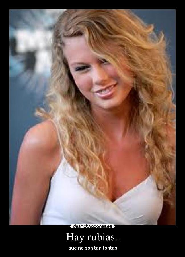 Hay rubias.. - que no son tan tontas